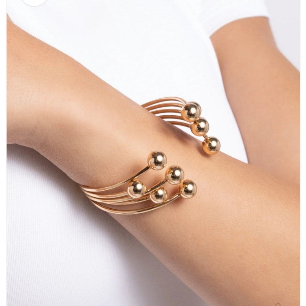 New Gold Adjustable Cuff Bracelet
